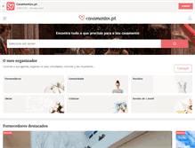 Tablet Screenshot of casamentos.pt