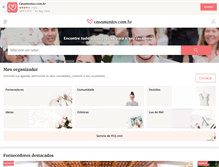 Tablet Screenshot of casamentos.com.br